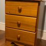 Bedside drawers for sale , pine perfect condition Image 2