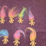 Lot of 9 Vintage Mini Trolls Image 3