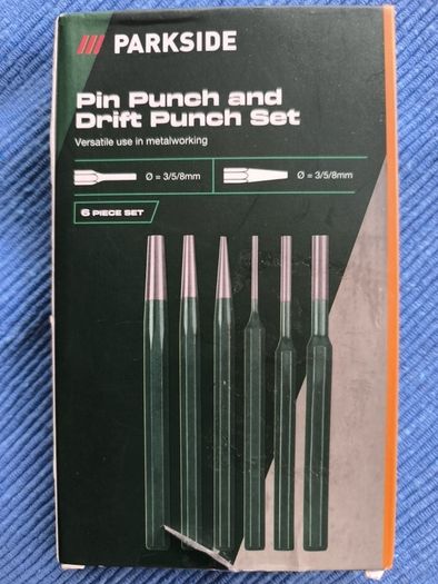 Pin Punch and Drift Punch Set