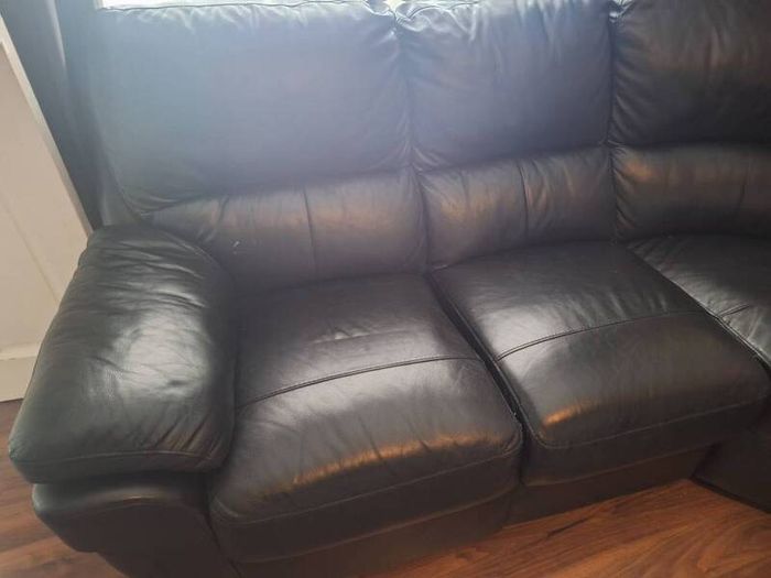 Leather sofa