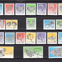 1990-95 Ireland 4th Definitive Series (Seventh per Hibernian) Treasures of Ireland Mint Never Hinged (MNH)
