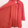 Eastex Coral Red Orange Belted Trench Coat 14UK/42EU Image 8