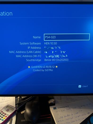 PS4 jailbroken