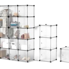 DIY Modular Cube Storage. Adaptable, Wardrobe, Shelves, Bookcase