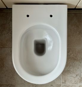 New back to wall toilet