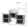 Multi-Storage Portable Camping Kitchen, with Carry Bag Image 4
