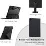 PITAKA iPad Pro 11inch Case 4th/3rd Generation 2022/2021, Magic Keyboard Compatible Slim Magnetic Case, Aramid Fibre Made, with Carbon Fibre Look[MagEZ Case 2]Fits MagEZ Stand and MagEZ Folio, Black Image 3