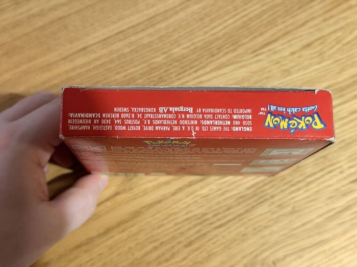 Pokemon Red for the Nintendo Game Boy - Complete in Box, New Battery