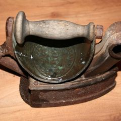 Antique Iron Patent Flecher Russell & Co