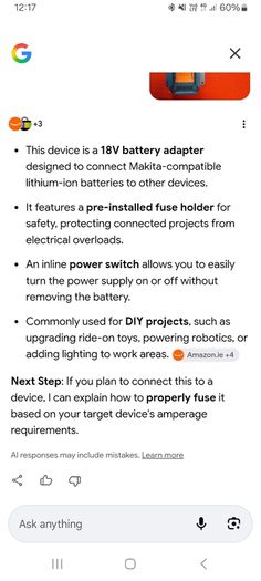 Makita Battery Adapter