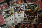 Pawniard + Bisharp + Kingambit ! Obsidian Flames Promos ! with Swirl ! 2024 ! Pokemon Cards !