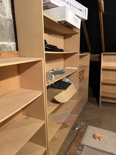 Attic 8 units Shelf storage