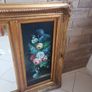 Antique mirror with 2 pictures Image 3