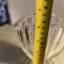 Vintage Marquis Waterford (Gothic print) Crystal Nautical Shell Oval Fan Vase 6 INCHES Image 2