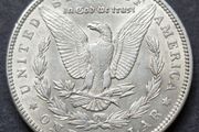 1890 USA Silver Morgan Dollar coin