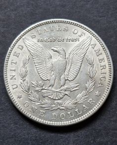1890 USA Silver Morgan Dollar coin