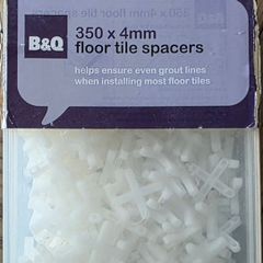 Plastic 4mm Tile spacer, Pack of 350