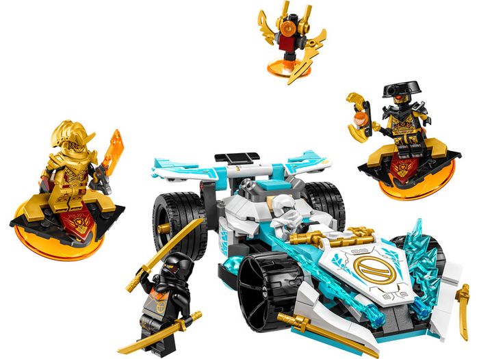 Lego set 71791 Zanes Dragon Power Spinjitzu Race Car