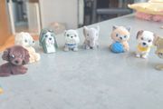 9 x Bundle Vintage Flocked Puppy Kitty Jungle in my Pocket some HTF 90s