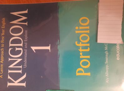 Kingdom 1 book and portfolio