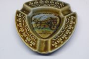 Irish Porcelain Ashtray - Irish Jaunting Car and Shamrock