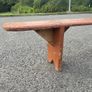 Traditional antique Irish painted Irish Forum Bench Image 4