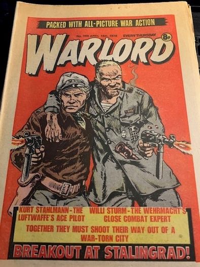 Warlord Comics x 10- Issues 175,179, 184,185,186,197,203,204, 205,208,- Jan 28th 1978- Sept 16th 1978 DC Thomson- Vintage UK Comics