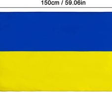 Ukraine Flag 5ft x 3ft National Flag