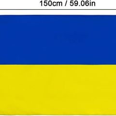 Ukraine Flag 5ft x 3ft National Flag