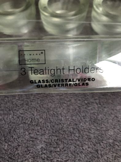 Set of two candle holders