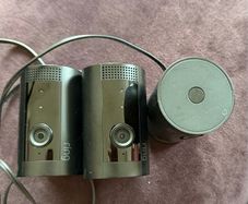 3x Ring Indoor Security Cameras with Stand Bases