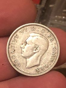 1937 Shilling George VI Silver