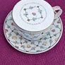 Beautiful Thin Tin Cup/Saucer/Lid Image 2