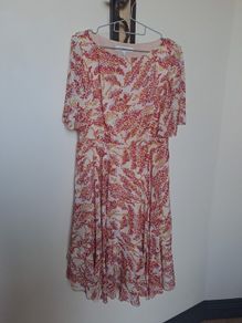 Lk Bennett Floral Print Dress Sz 14 4a