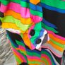 Vintage 60s 70s psychedelic abstract print maxi dress size small postage included Image 4