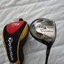 Taylor Made golf clubs with cart bag and travel cover Image 2