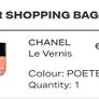Chanel Le Vernis nail colour bnib Image 3