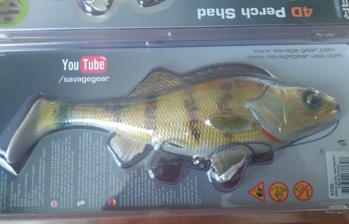 Savage Gear 4D Line Thru Perch Shad 23cm 168g