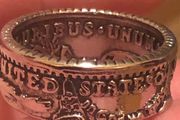 Morgan Dollar Rings Different sizes Post Included See Description