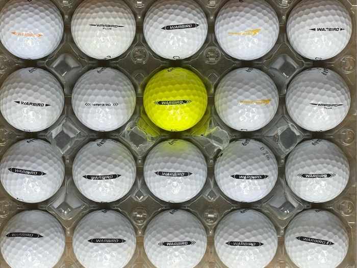20 used Callaway Warbird grade B golf balls