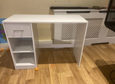 small white desk