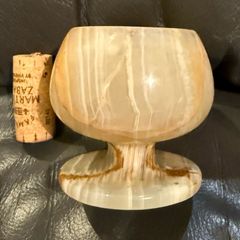 Vintage Onyx/Marble Goblet