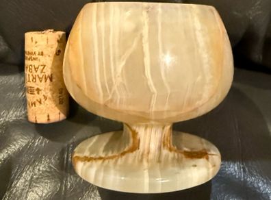 Vintage Onyx/Marble Goblet