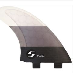 Scarfini HX Twin Fiberglass FCS Dual Tab Surfboard Fin