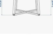 IKEA Morbylanga Dining Table &amp; 4 Henriksdall Chairs