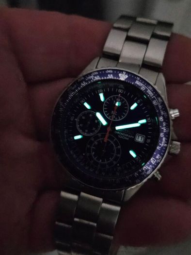 Watch Seiko Chronograph Pilot.