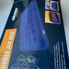 Double inflatable air bed