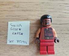 lego sw1114 greef karga, set 75292