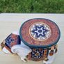 Vintage ceramic flower stand in the shape of an elephant Image 2