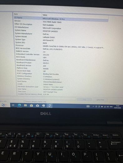 Laptop Dell Latitude E5450